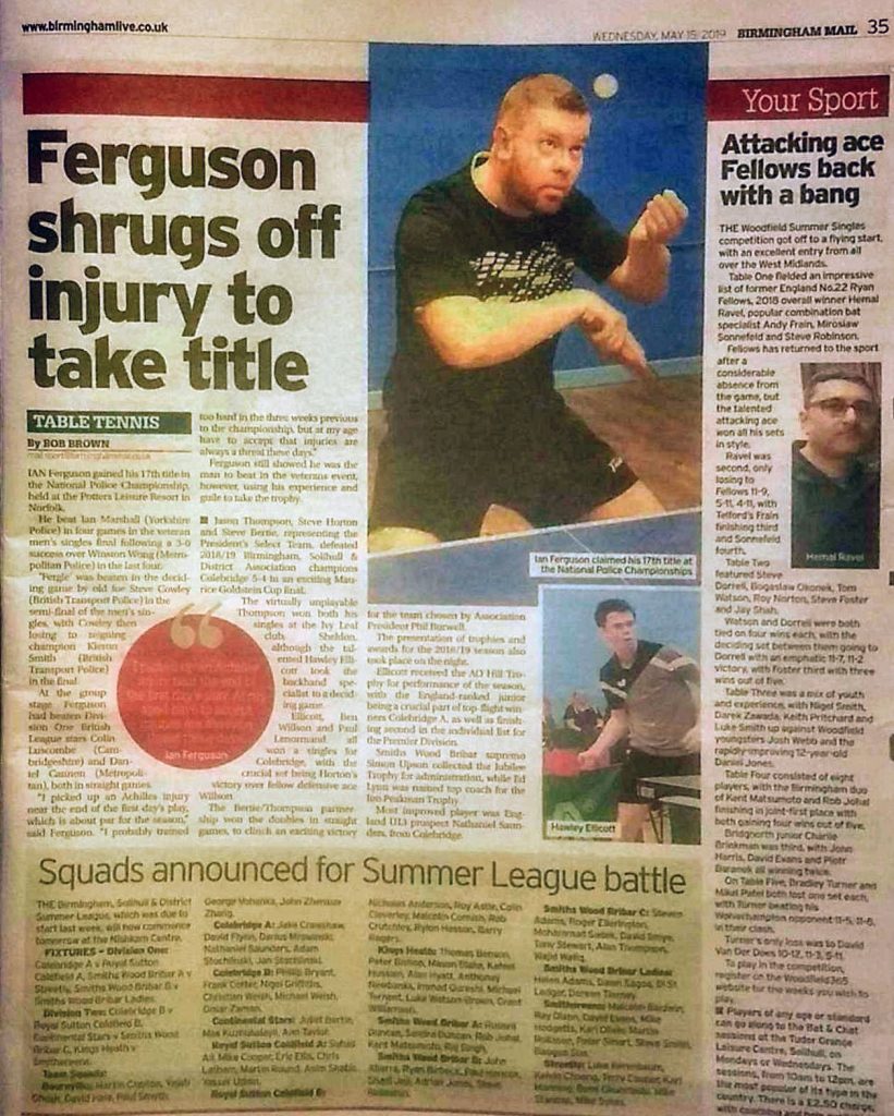 Birmingham Mail May 15th 2019