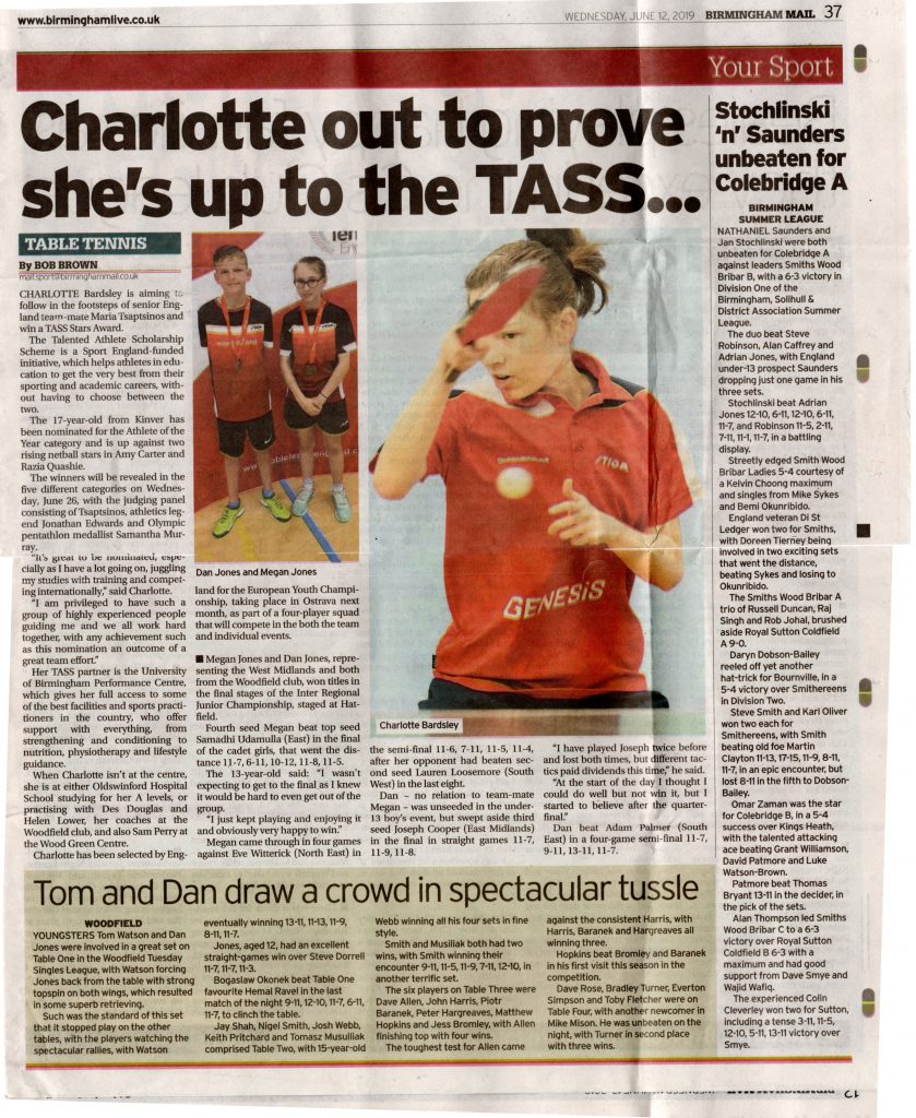 Birmingham Mail June 12th 2019