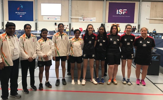 England girls v India.