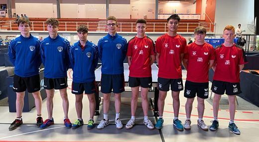 England boys v Romania.